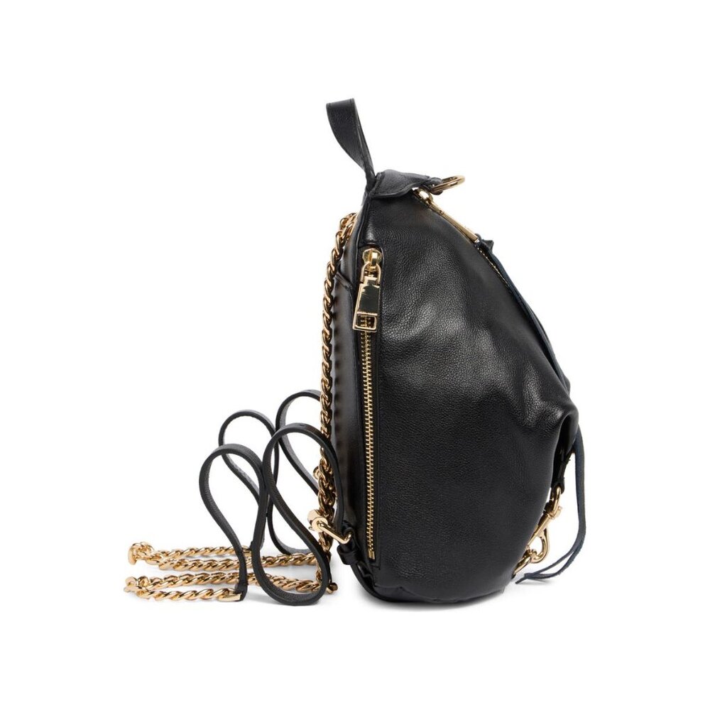 Rebecca Minkoff Julian Small Backpack Mini Purse Handbag Shoulder Bag Chain - Picture 4 of 16